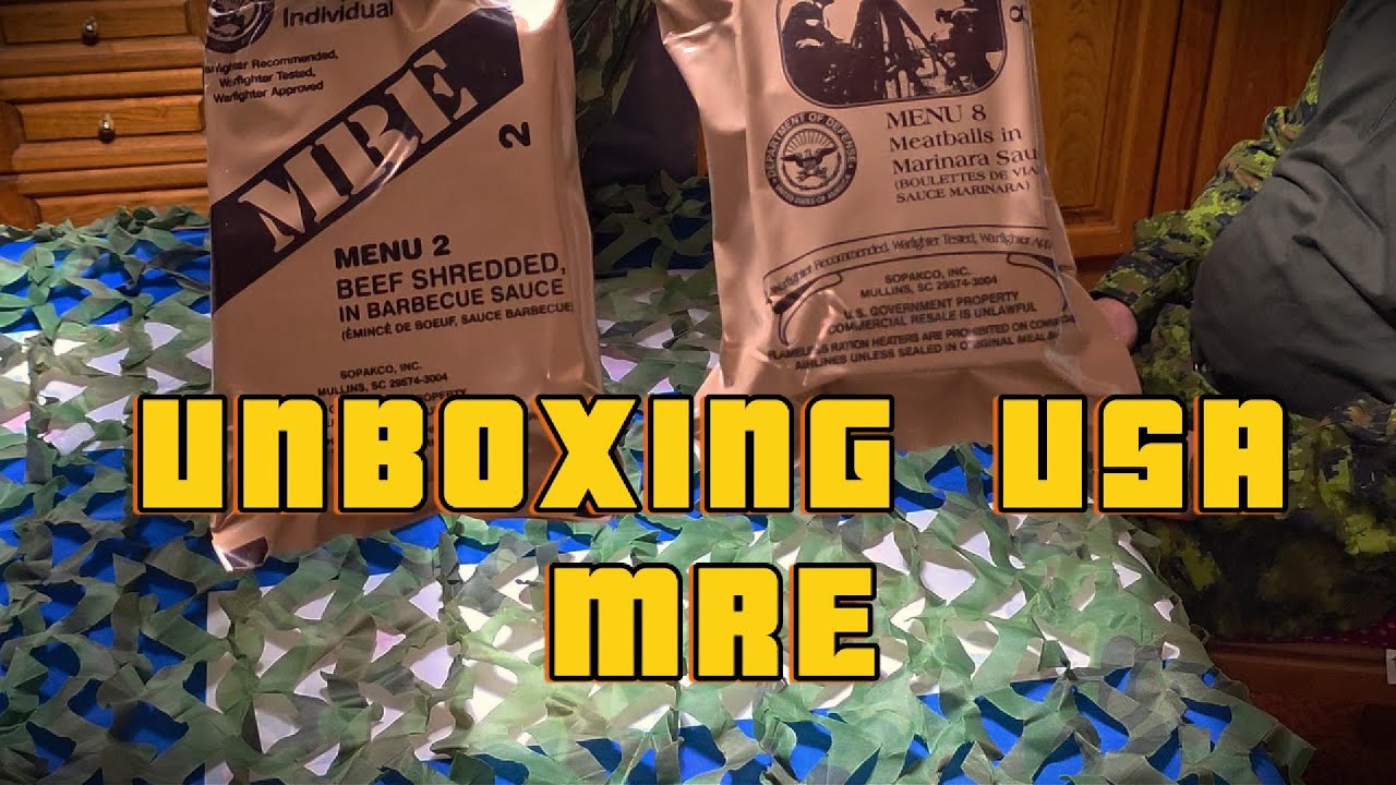Unboxing USA MRE Menu 8: Meatballs in Marinara Sauce | Δοκιμή & Review