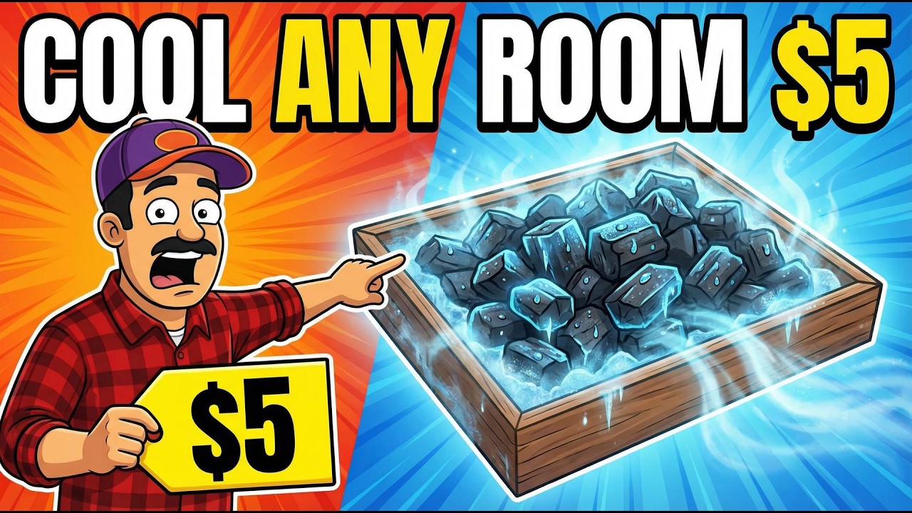 Cool a Room for $5  FOREVER — No Electricity, No AC