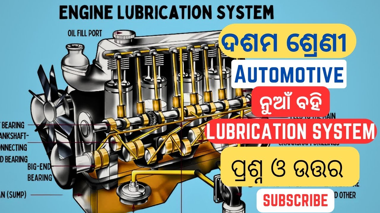 10th Automotive Question Answer / Lubrication System / vtbishnusir