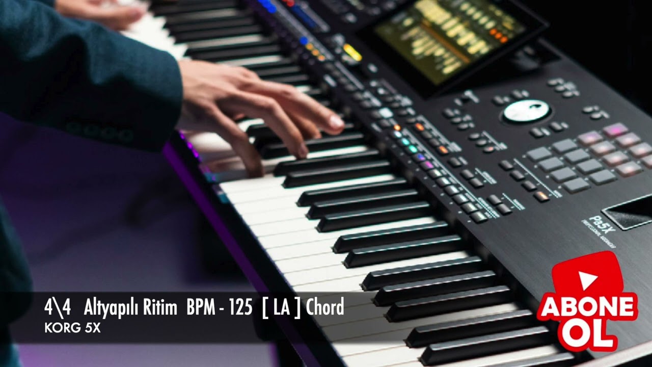 4\4 Ara Ritimi Altyapılı BPM - 125 [ LA ] Chord