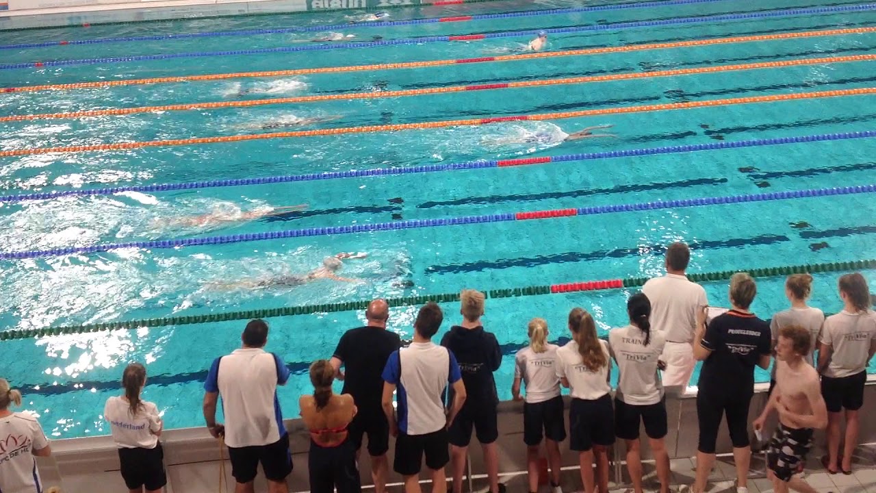 NJJK lb 2018, Eindhoven. 400m wisselslag. Meisjes Junioren 3