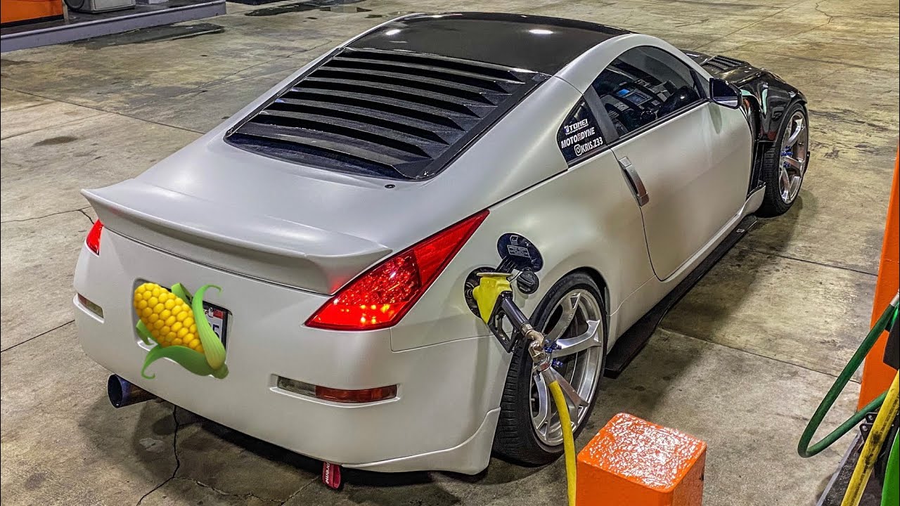 FBO E85 350z HR VS THE WORLD!!! (PORSCHE, EVO, BMW, 370z, ETC)