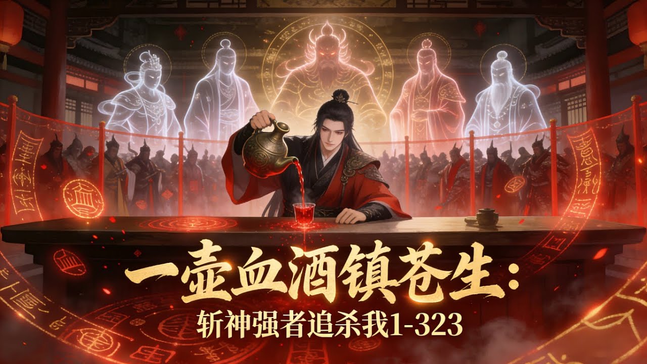 《一壶血酒镇苍生：斩神强者追杀我》1-323 苍烬身为须弥界酒馆酒师，识海中竟寄宿了六位大能魂魄。别人修仙道长生，他以酒道通天！开局以酒神技震慑全场，苍烬喝着酒，守着人，携好友，面对必杀之局。