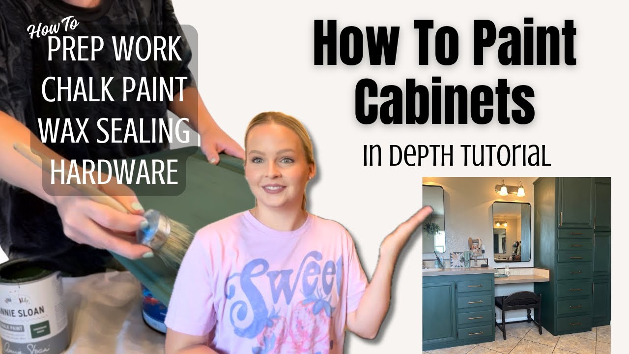 How to Paint Your Cabinets | Start to Finish with Chalk Paint