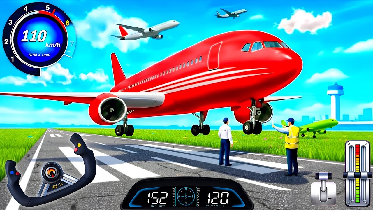 Flight Airplane City Pilot Simulator - Boeing Emergency Landing Crisis 🚨✈️ (Android Gameplay)