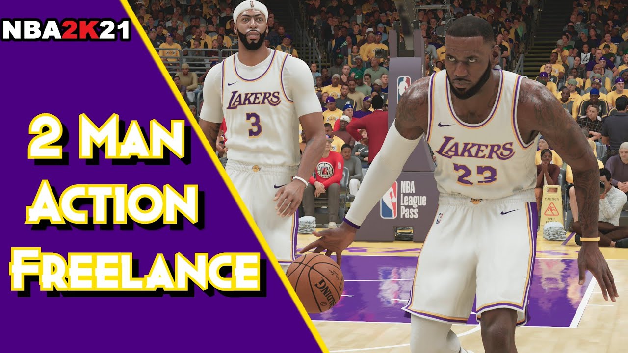 2 Man Action Freelance Tutorial | Iso, Pick & Roll, & Post Ups | NBA 2K21 Best Freelance