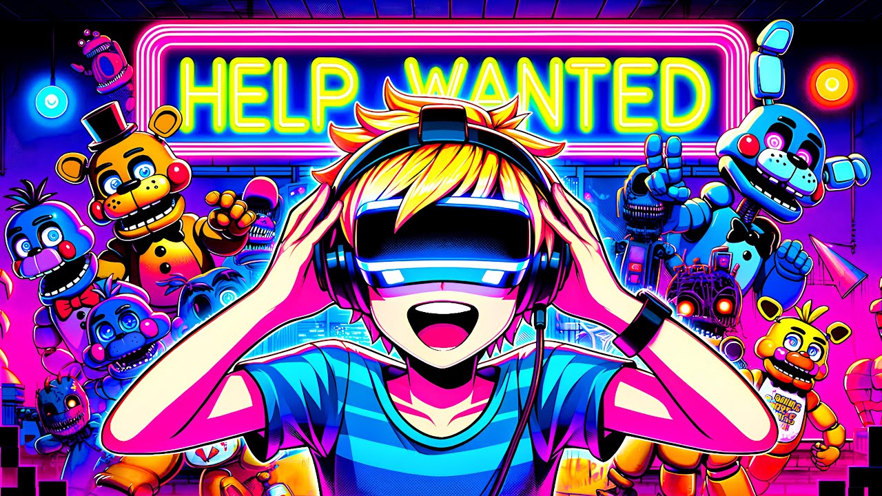 ZERANDO FNAF HELP WANTED EM 20 MINUTOS KKKKKKKKKKKKKKKKKK