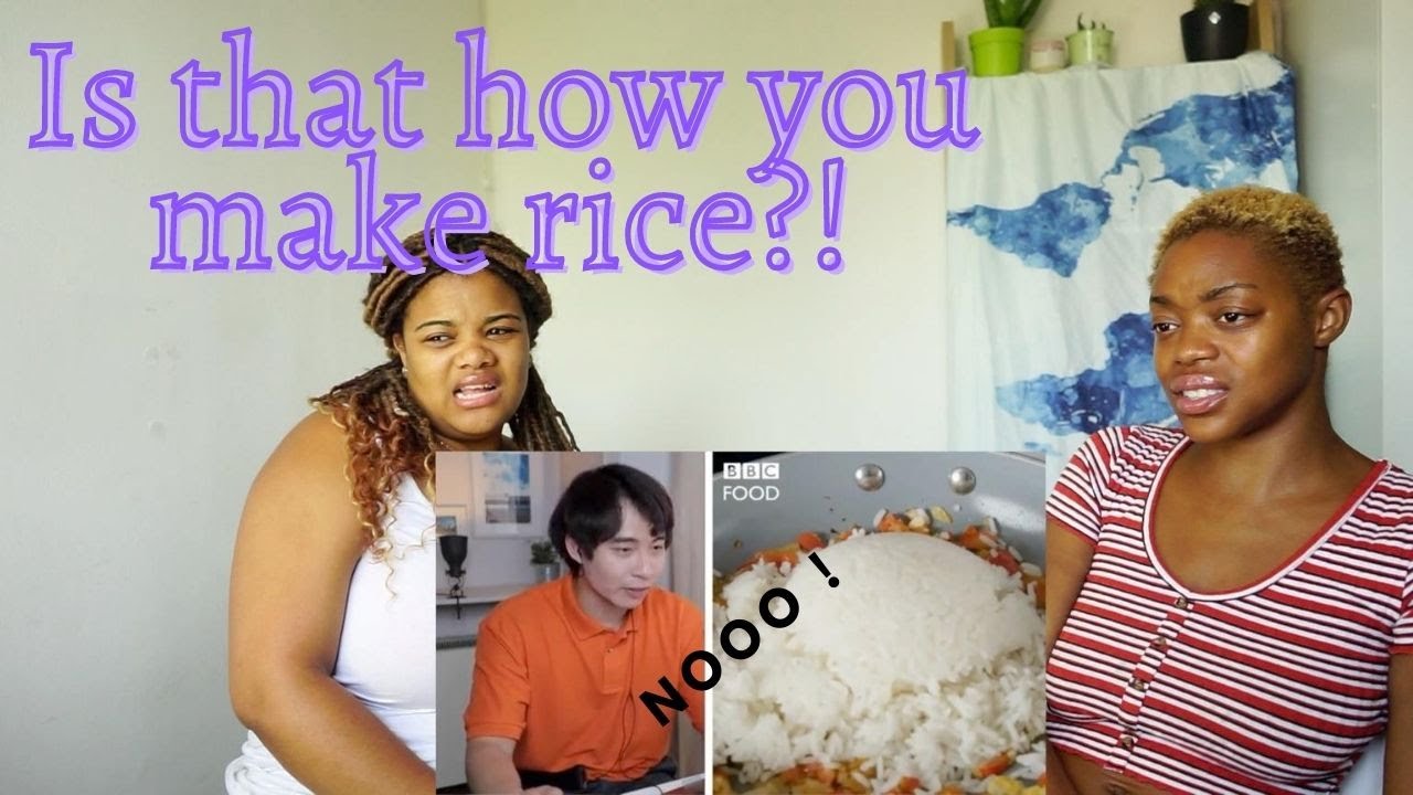 Woman cook rice |Reaction