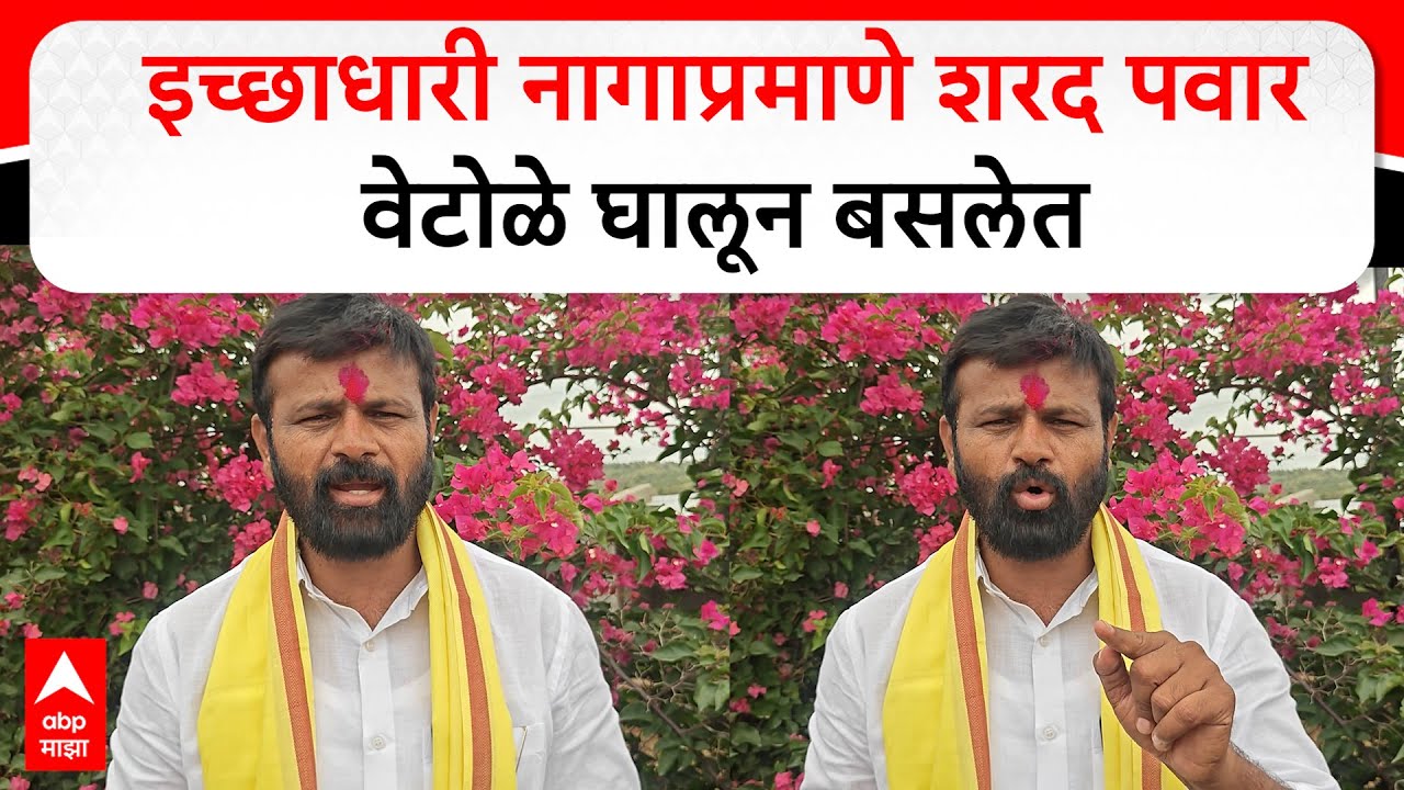 Laxman Hake on Sharad Pawar : इच्छाधारी नागाप्रमाणे शरद पवार वेटोळे घालून बसलेत, त्यांची ओळख दगाबाज