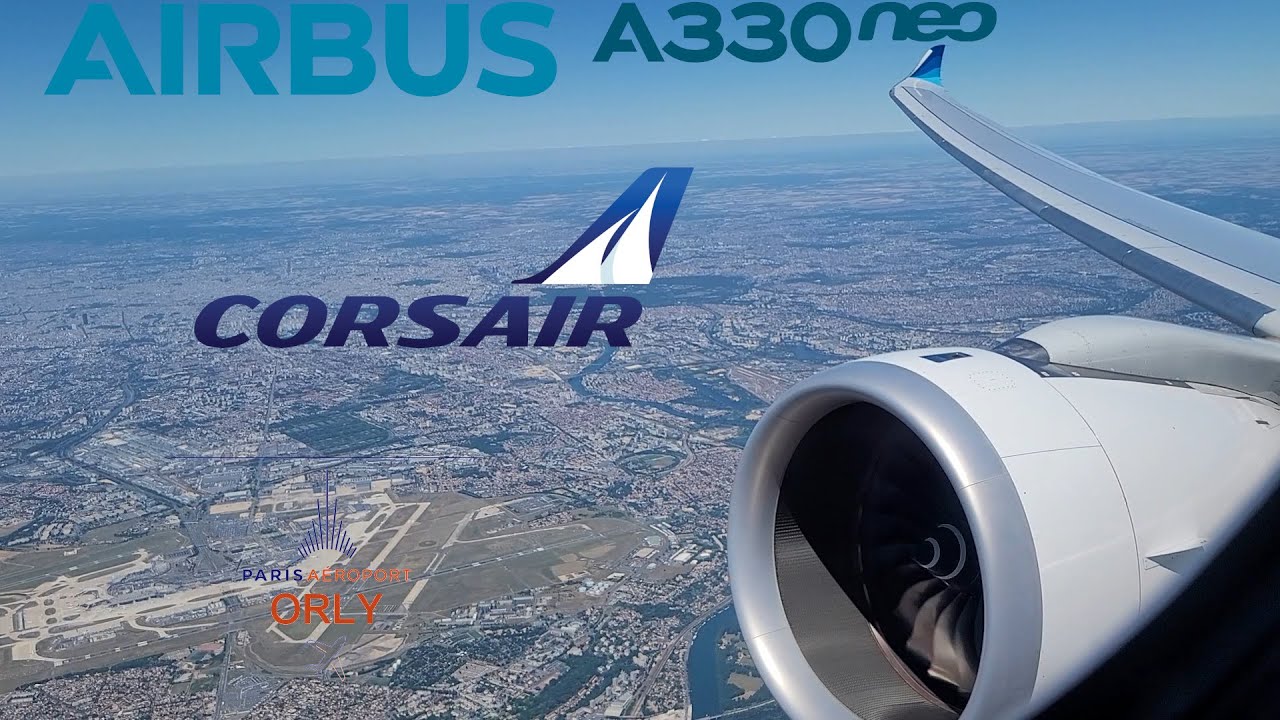 Corsair International A330neo Take off from Paris Orly