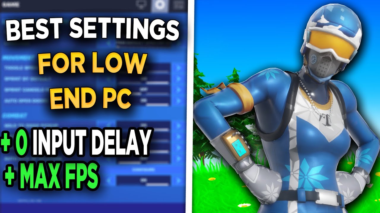 Best Settings For Low-End PC&rsquo;s | 200+ FPS Boost in Fortnite Chapter 4!