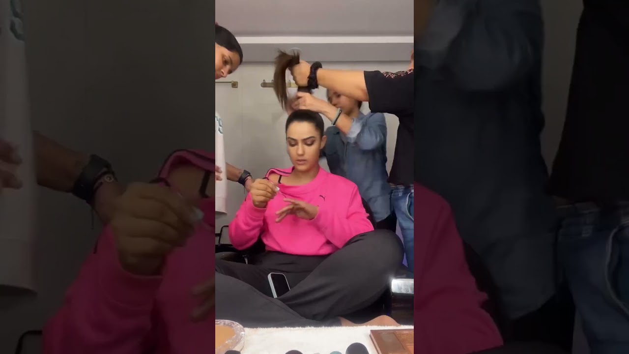 Kavya Thapar getting ready 🤩 #music #newsong #love #song #lovesong #rap