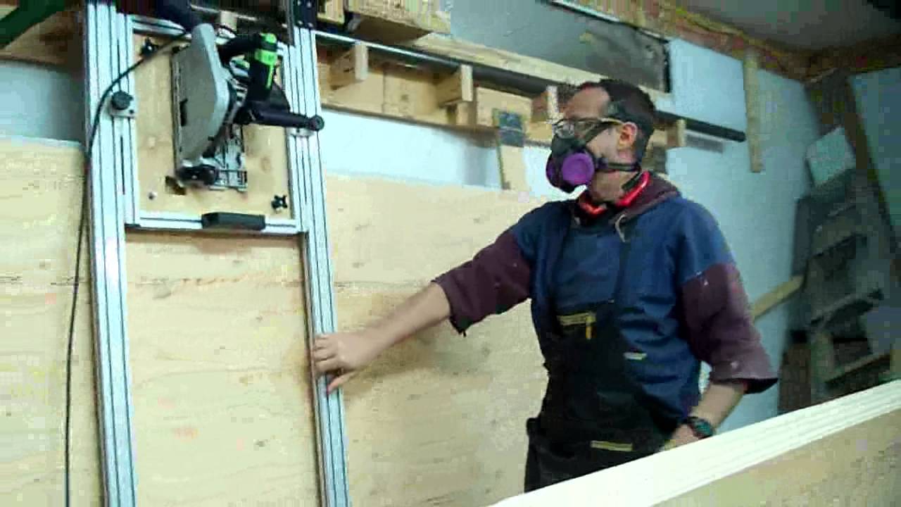 RIP_Ray Sliding-carriage Panel saw first try