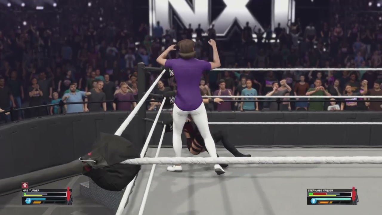 Mrs Turner Vs Stephanie Vaquer WWE 2K25 Universe
