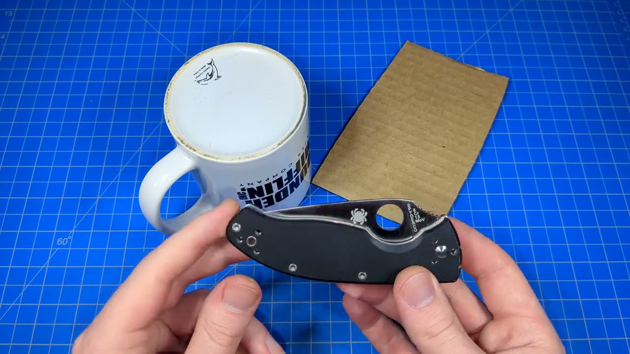 How to Sharpen a Knife with a Coffee Mug (And Strop it with Cardboard)