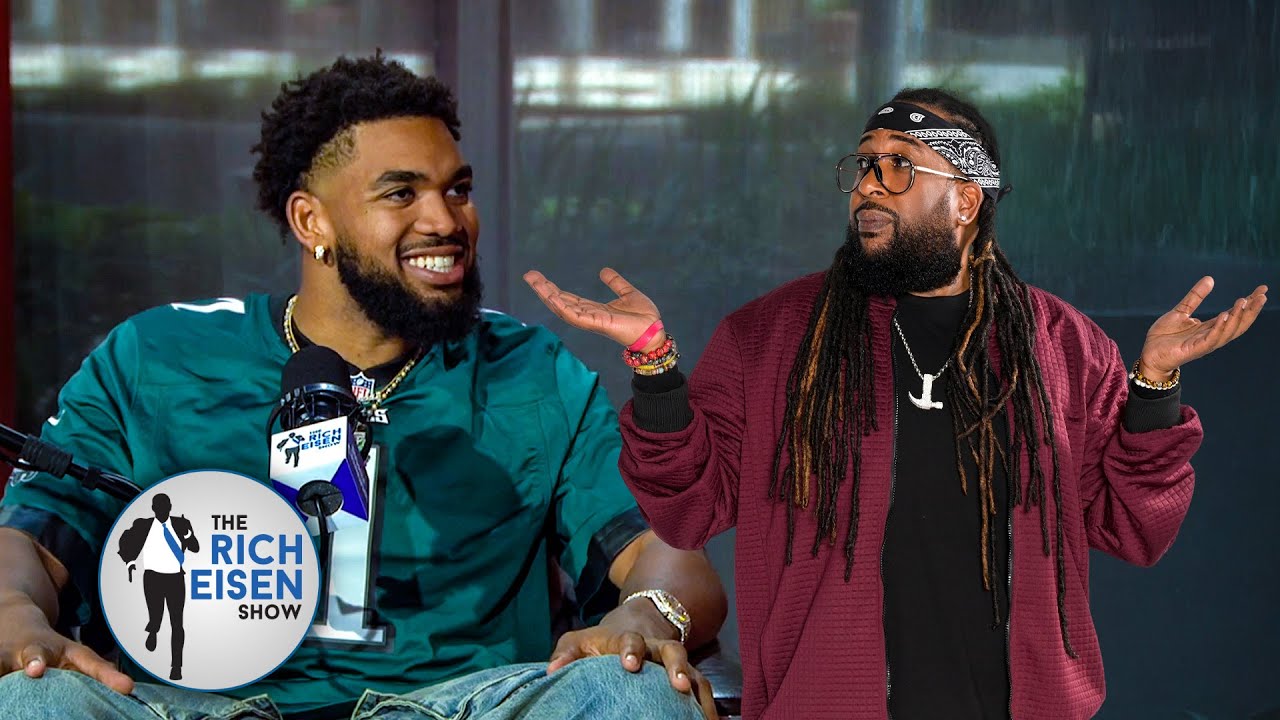 Rich Eisen Show Cowboys Fan TJ Jefferson Should Clap Back at Eagles Fan Karl-Anthony Towns, Right???