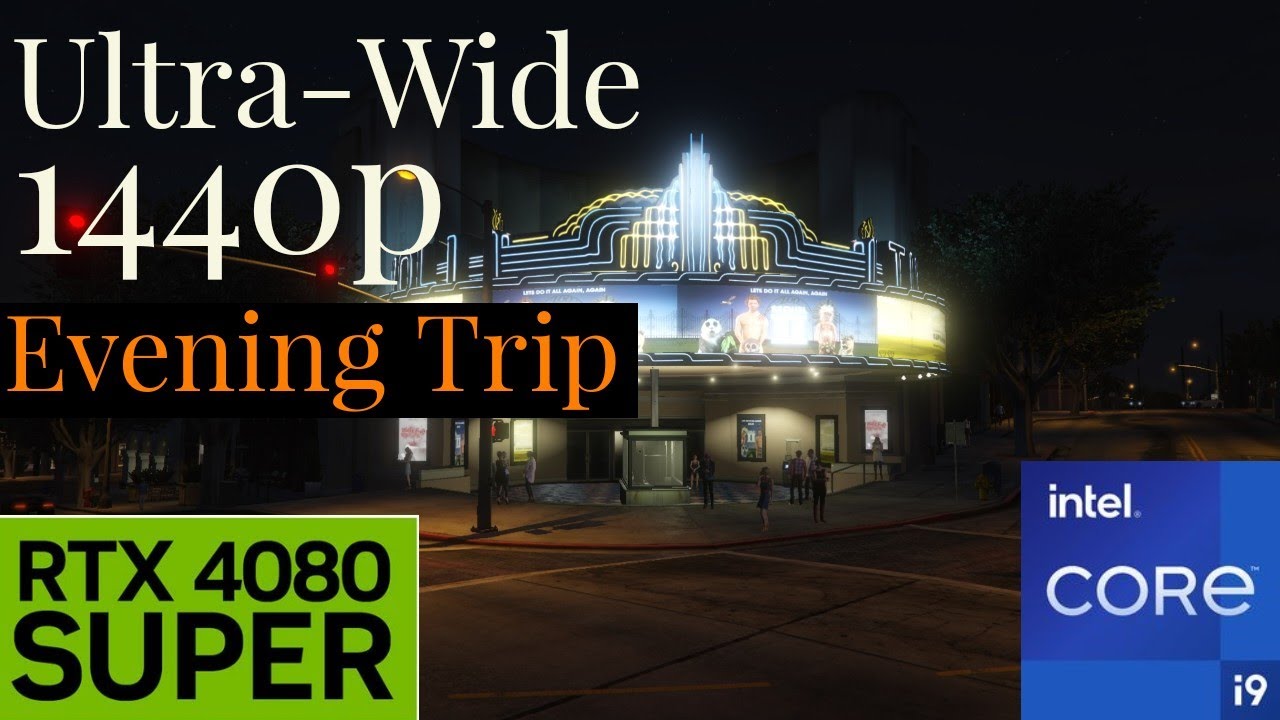 First person ultrawide POV: Going to the Movies in GTA V (Max Settings w/ V-Sync)