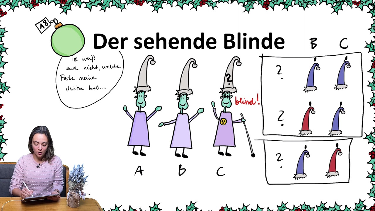 Lösung #18 | Rätsel-Adventskalender | Der sehende Blinde