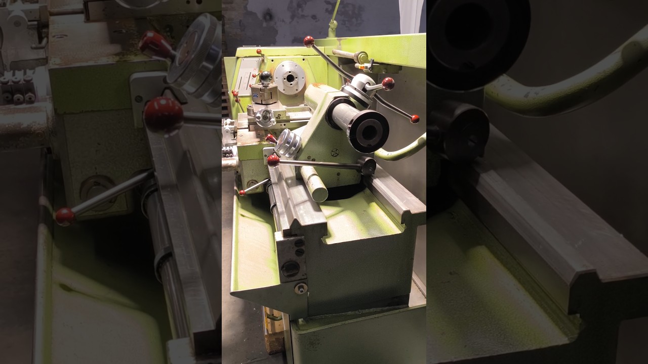 Tour Cazeneuve HBX360 French made tool room lathe ( Explicit content warning ⚠️) #cazeneuve #hbx360