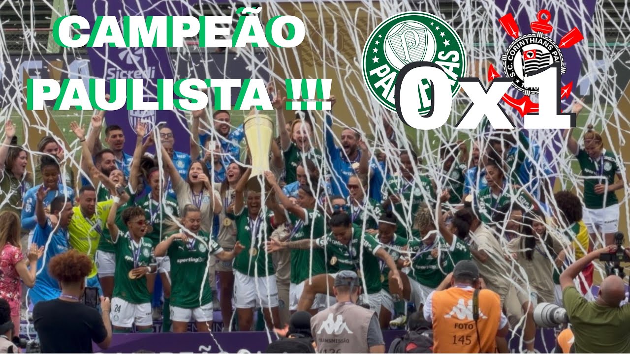 #VLOG - PALMEIRAS 0x1 CORINTHIANS - PALMEIRAS CAMPEÃO PAULISTA FEMININO!!!!