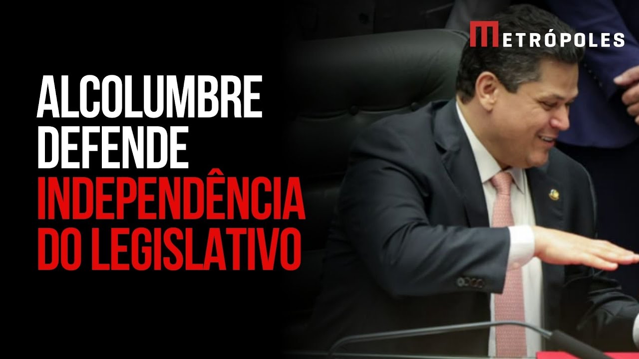 No Congresso, Alcolumbre defende independência do Legislativo