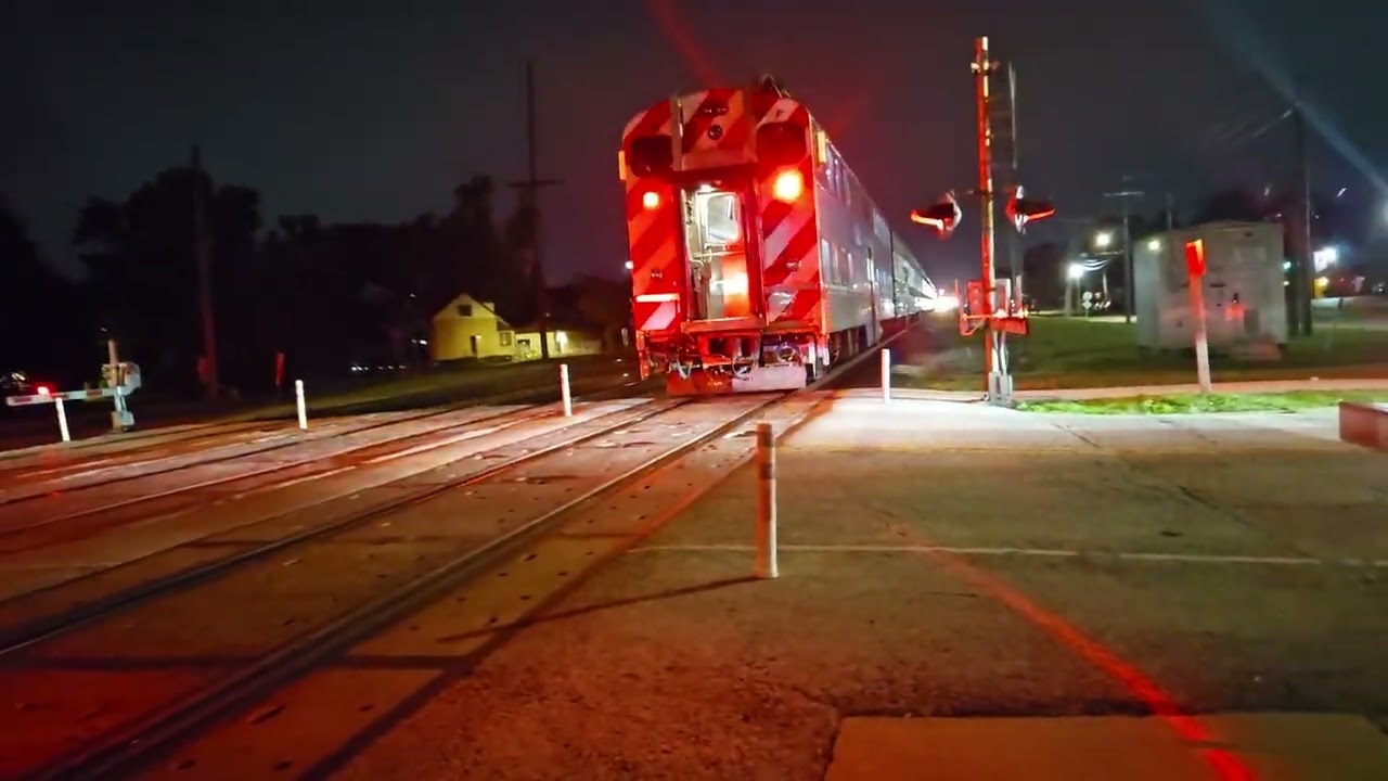 Metra and a Amtrak that almost did shave and a haircut