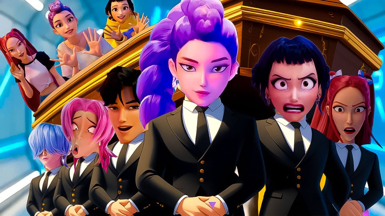 KPop Demon Hunters &ndash; coffin dance new cover 2025! 🎶✨
