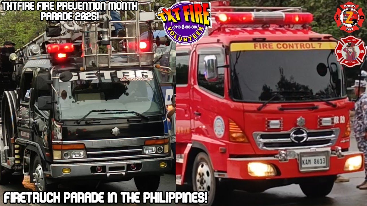 TXTFIRE PHILIPPINES FIRE PREVENTION MONTH PARADE 2025! | 2K SUBS SPECIAL (PART 1)