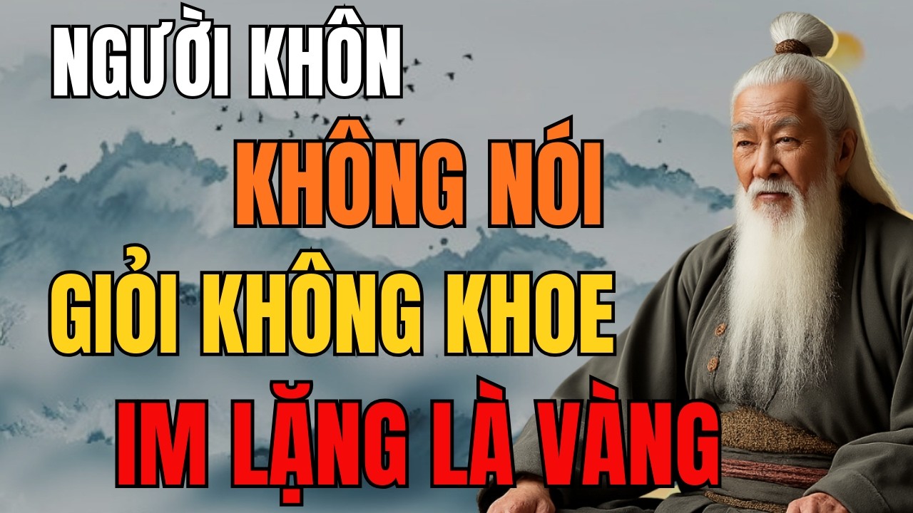 CỔ NHÂN DẠY Lời Nói Có Thể Hại Mình, Im Lặng Đúng Lúc Lại Cứu Cả Đời | Tinh Hoa Cổ Nhân