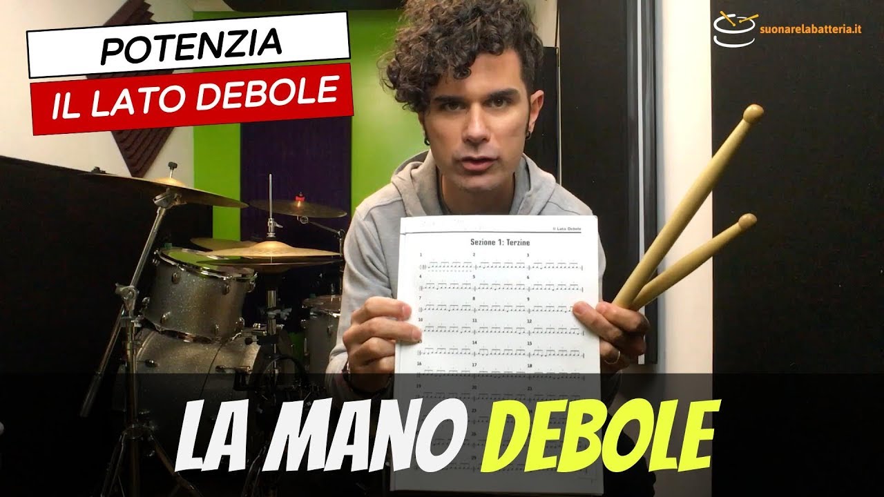 Potenziare la Mano Debole Sulla Batteria (Libro Il Lato Debole)  #59
