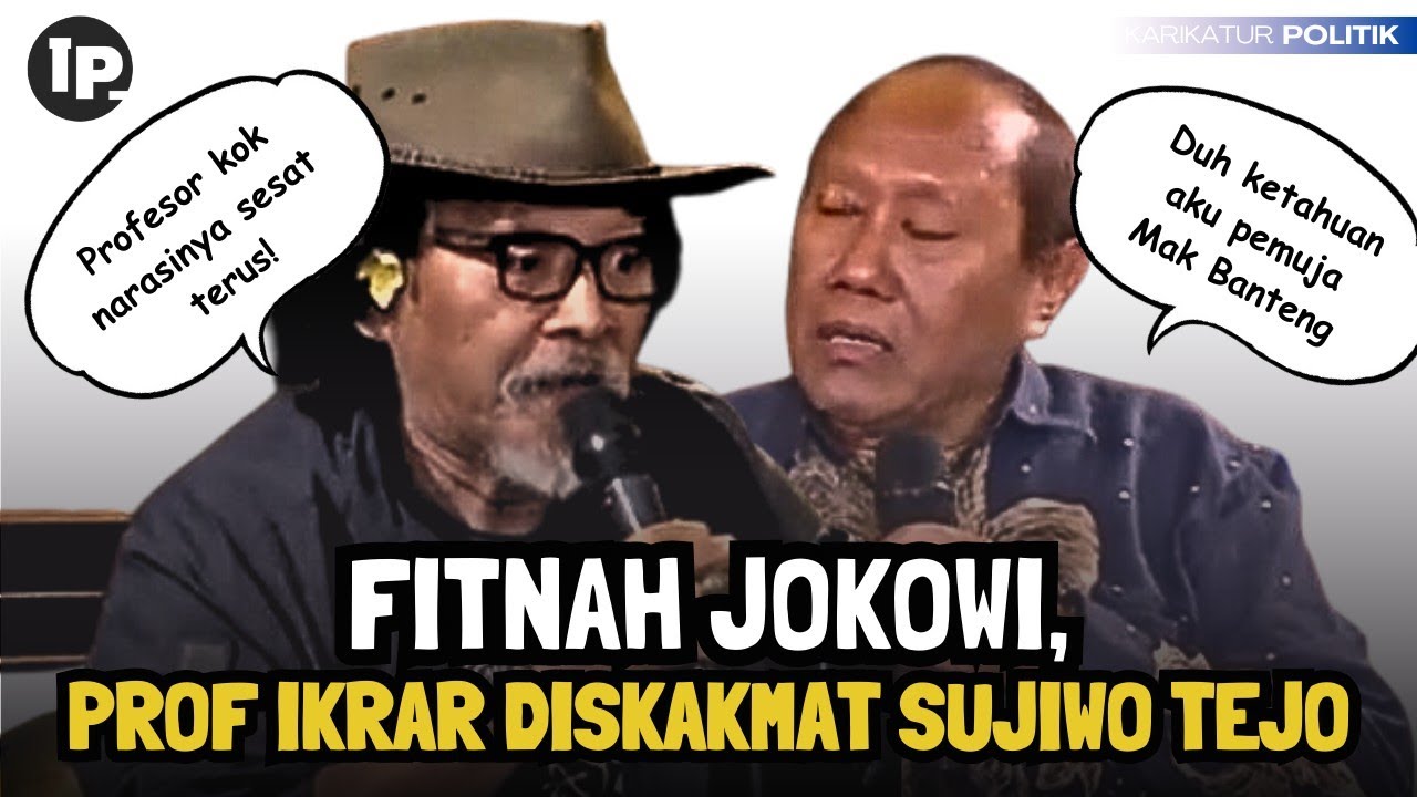 Fitnah Jokowi, Prof Ikrar Dipermalukan Sujiwo Tejo!