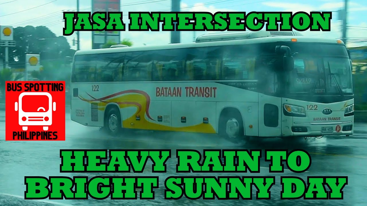 HEAVY RAINS TO BRIGHT SUNNY DAY | San Fernando City Intersection