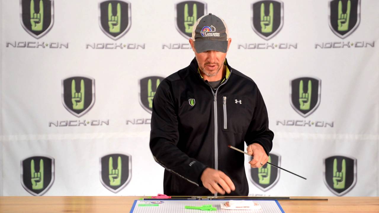 NOCKED AND READY TO ROCK 7 - how to properly install a wraps on your arrow