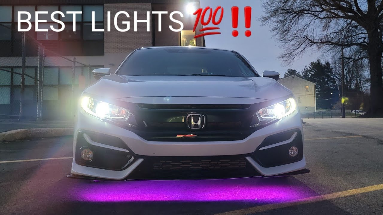 УСТАНОВЛЕН БЛИЖНИЙ СВЕТОВОЙ ОПТИКИ LASFIT | СРАВНЕНИЕ LSplus/LAplus | Honda Civic 10-го поколения