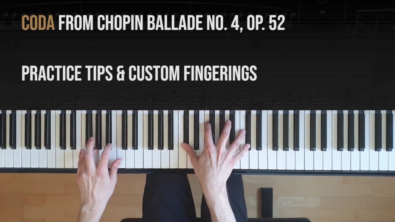 Chopin Ballade No. 4 Coda TUTORIAL