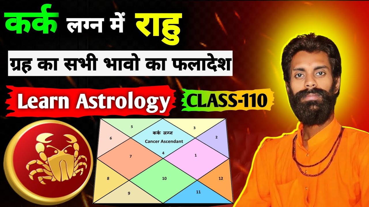 कर्क लग्न में राहु का फलादेश | kark lagna me rahu ka fal | Rahu in Cancer Ascendant Effects 