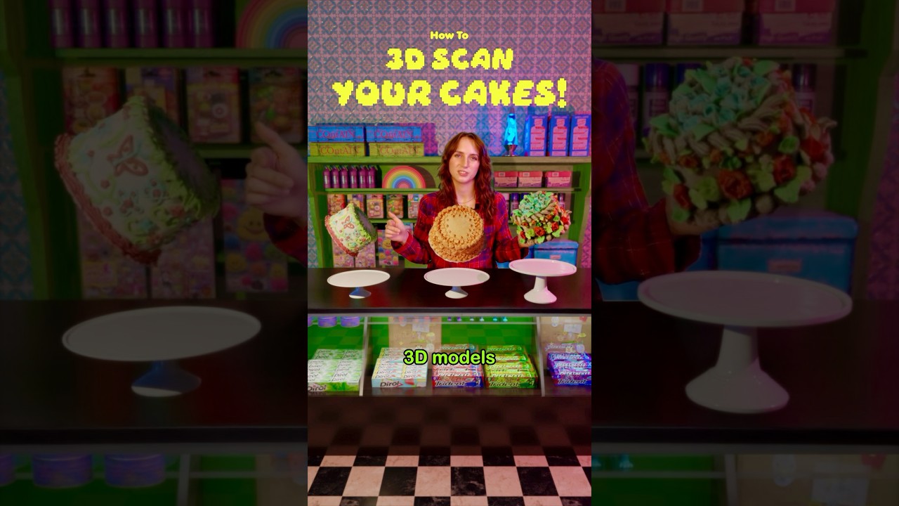 Photogrammetry + Cakes 🍰 #3dscanning #photogrammetry #blender #3dmodeling