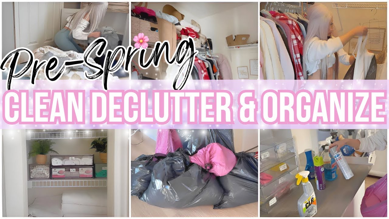 *NEW* PRE-SPRING EXTREME CLEAN DECLUTTER & ORGANIZE WITH ME | KONMARI SPACE BY SPACE DECLUTTER