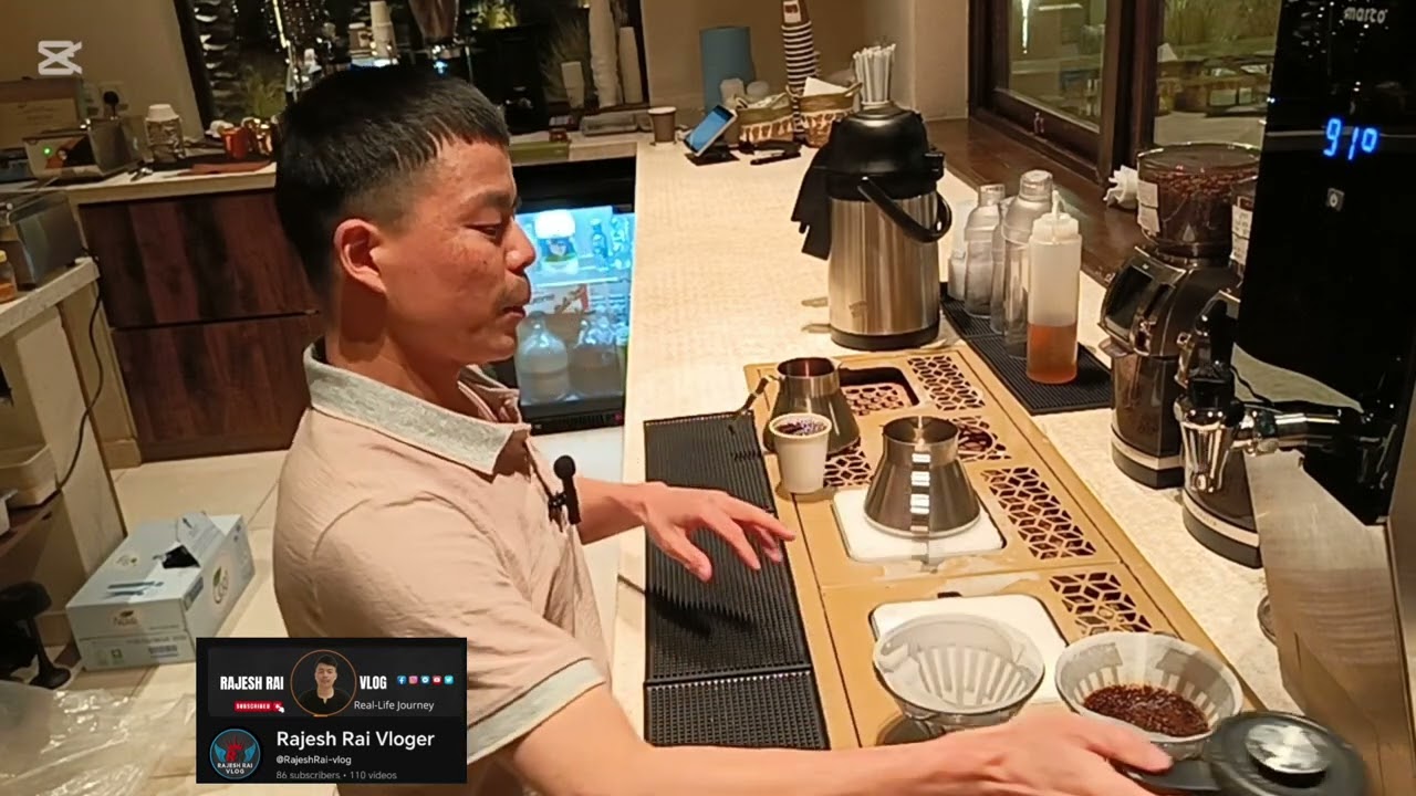 Barista life Saudi Arabia daliy vlog ! 