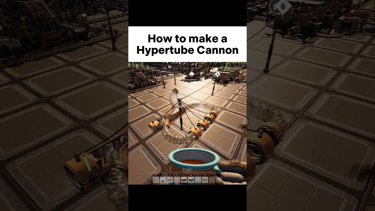 Hypertube Cannon Tutorial Satisfactory