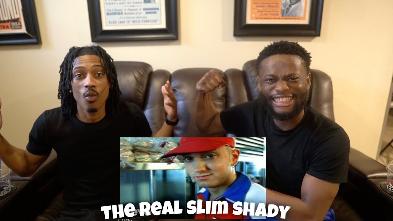 EMINEM - THE REAL SLIM SHADY | REACTION! (  WHAT A MASTERPIECE)