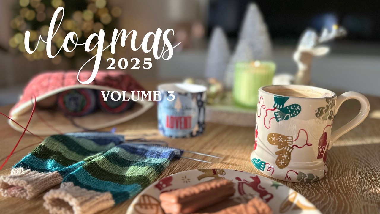 Влогмас 2025 | Том 3 | Рождественский носок, адвент-сюрприз от Молли и новая выкройка 🧦