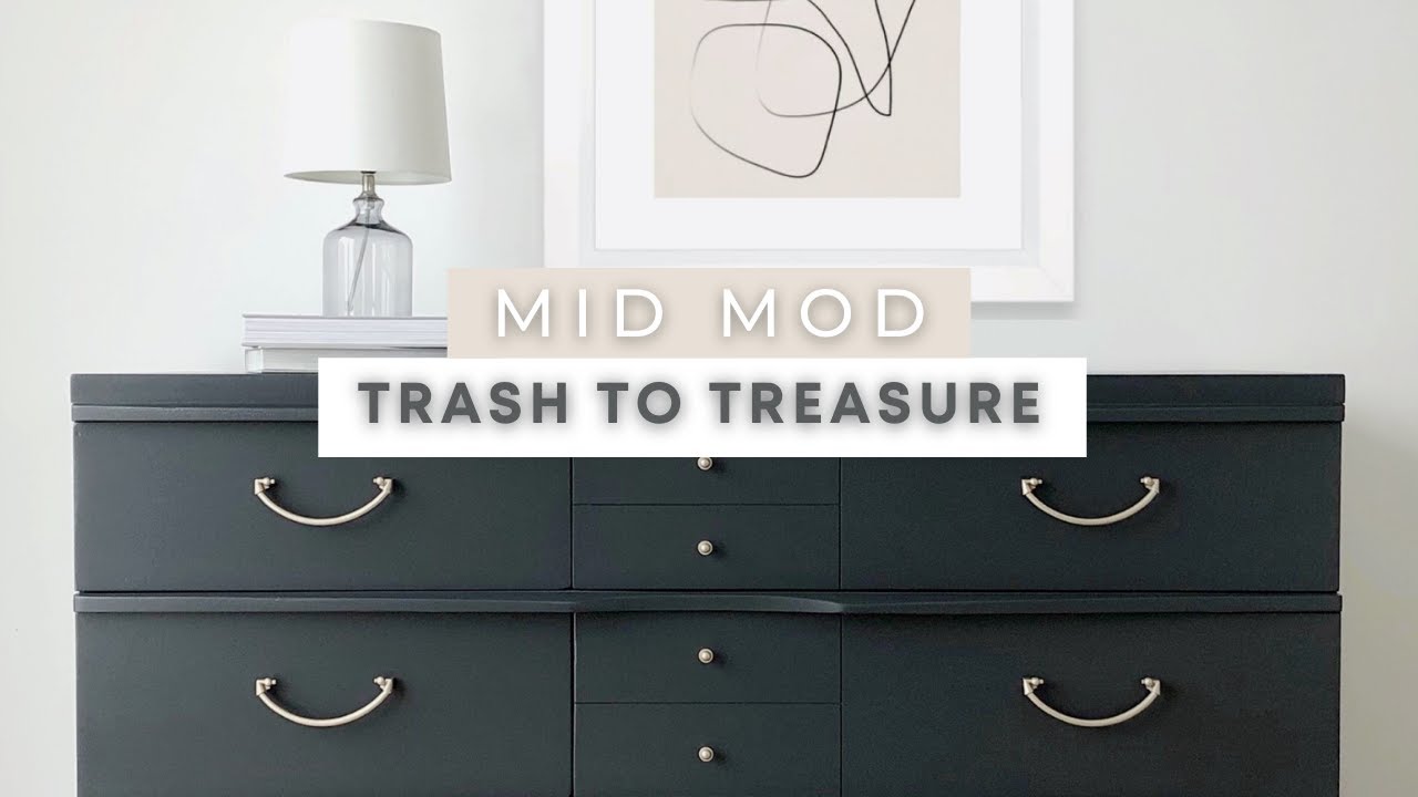 Trash to Treasure Mid Mod Dresser