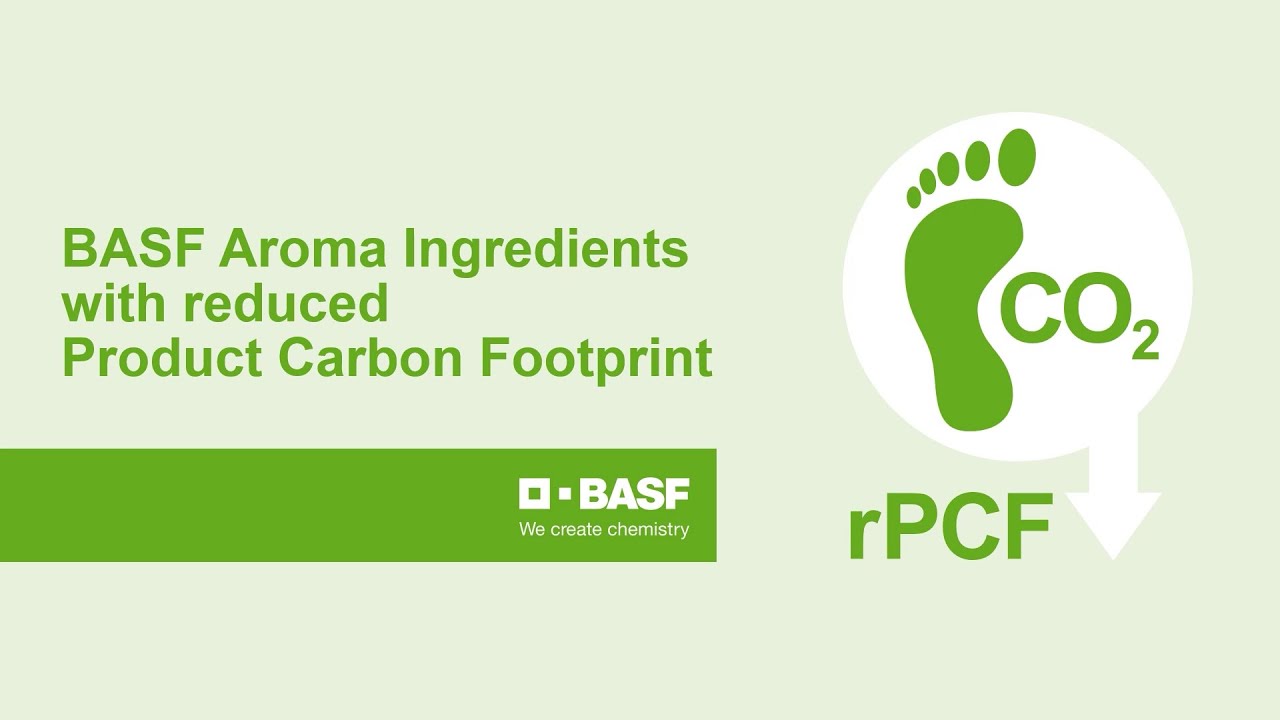 BASF Aroma Ingredients with reduced Product Carbon Footprint (rPCF)