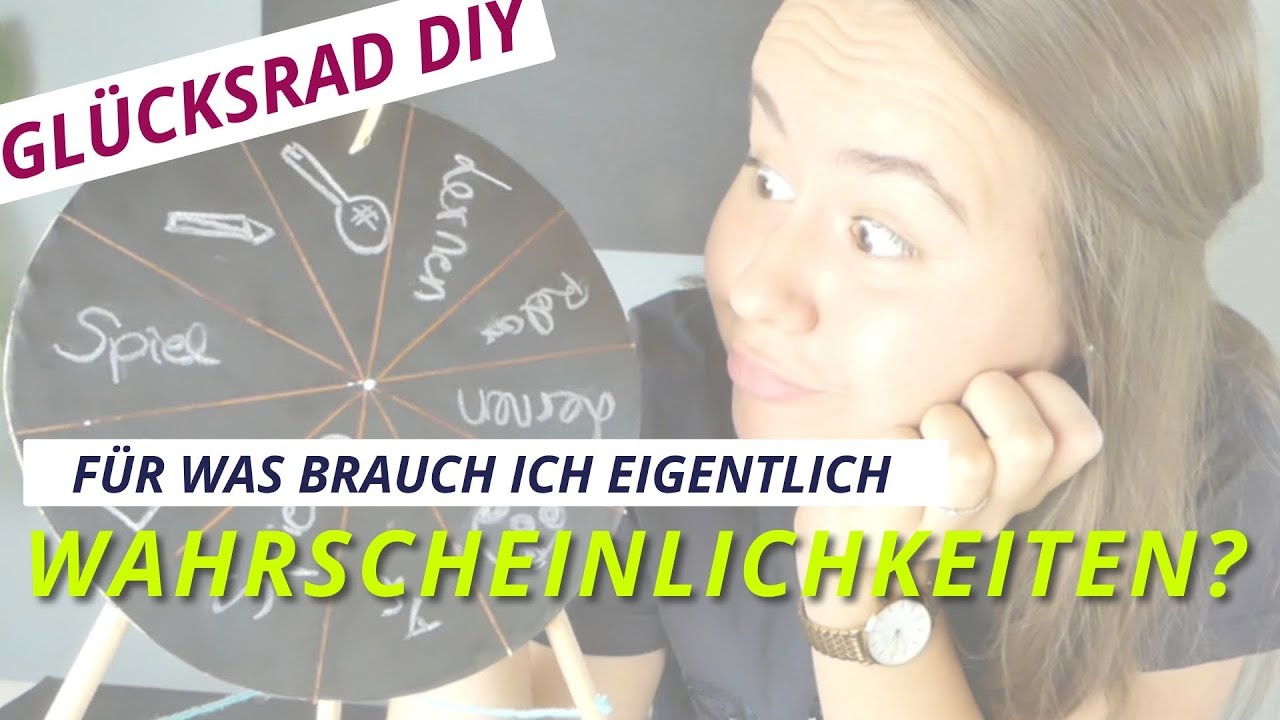 Gl&uuml;cksrad bauen DIY X Wahrscheinlichkeiten I Sophies Classroom Show