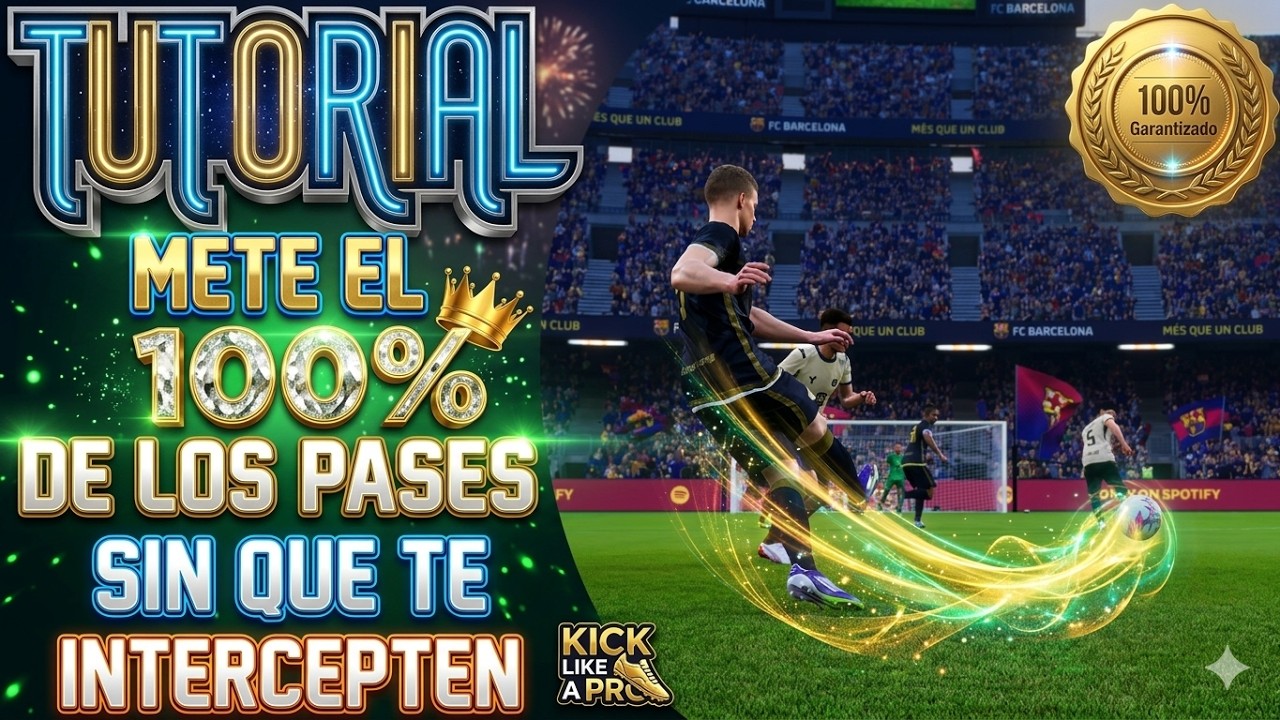 TUTORIAL COMO DAR LOS MEJORES PASES Y SIN FALLAR NINGUNO EFOOTBALL 2026