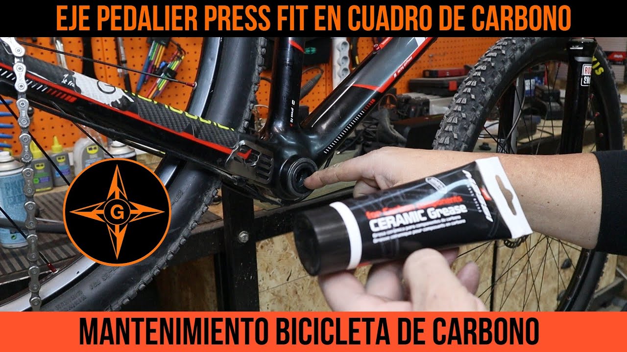 MANTENIMIENTO EJE PEDALIER PRESS FIT SHIMANO EN CUADRO DE CARBONO MTB GINESSOT