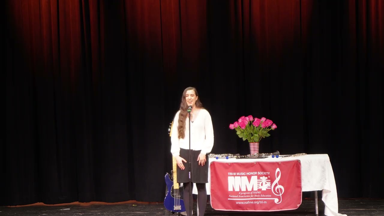 2026 PHHS Tri-M Induction - Fiana Fitzgerald - My Favorite Things
