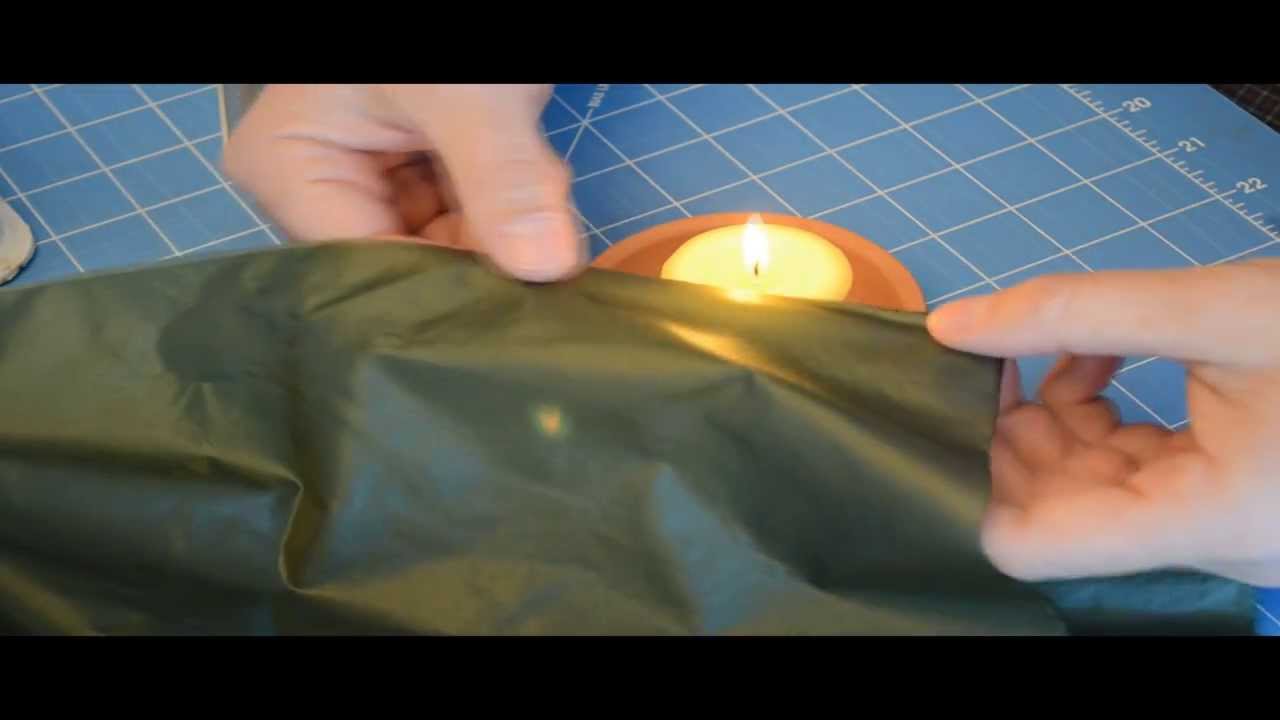 Heat Treating the Raw Edge of Rip-Stop Nylon - Camping with Hammocks