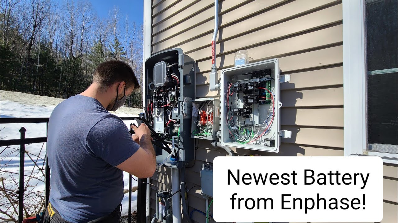 New Enphase Battery Installation